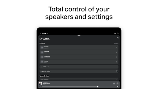 Sonos screenshot
