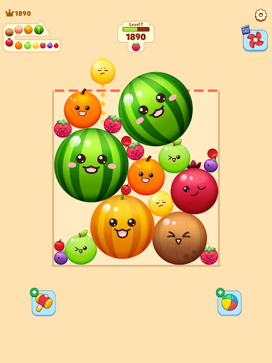 Fruit Merge-Juicy Melon Puzzle screenshot