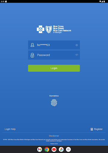 BCBSM screenshot