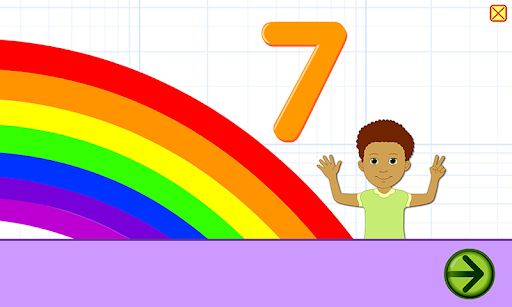 Starfall Numbers screenshot