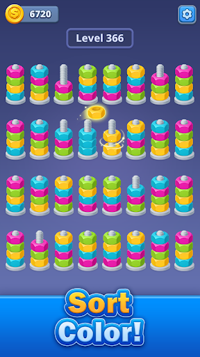 Nuts Factory: Sort Puzzle screenshot