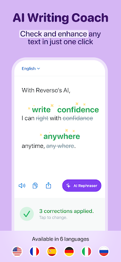 Reverso Translate and Learn screenshot
