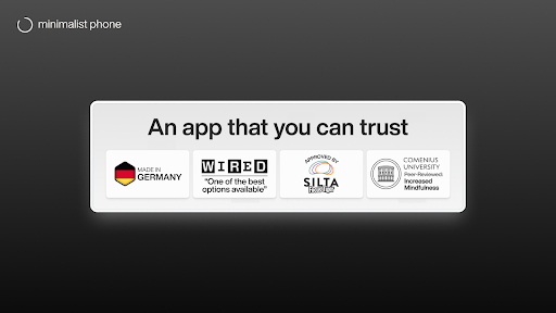 minimalist phone® Screen Time screenshot