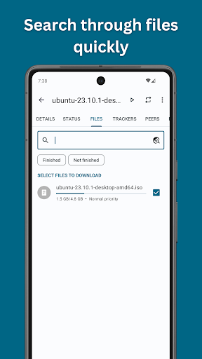 Flud+ screenshot
