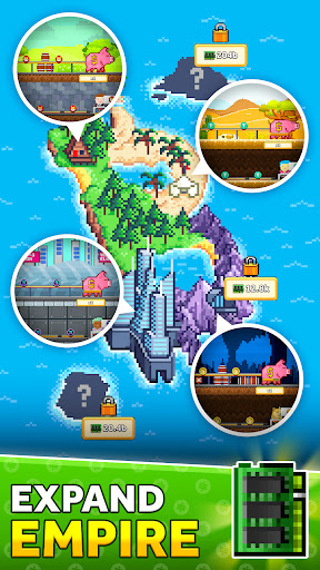 Bitcoin Miner Idle Tycoon Game screenshot