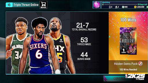 NBA 2K25 MyTEAM screenshot