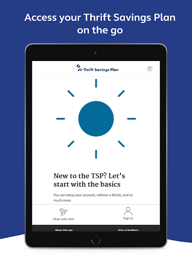 Thrift Savings Plan screenshot