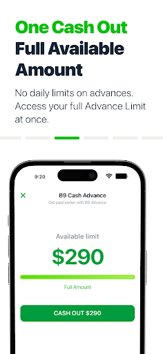 B9: Cash Advance screenshot
