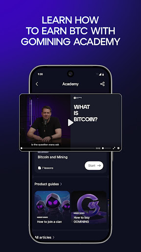 GoMining: Mining, Using BTC screenshot