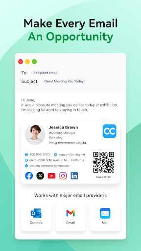 CamCard-AI Scanner, Transcribe screenshot