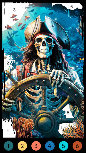 Alpha Color: Men coloring book screenshot