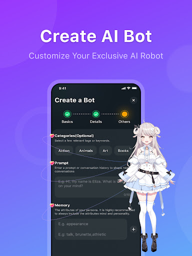 HiWaifu: AI Friend & Waifu Hub screenshot