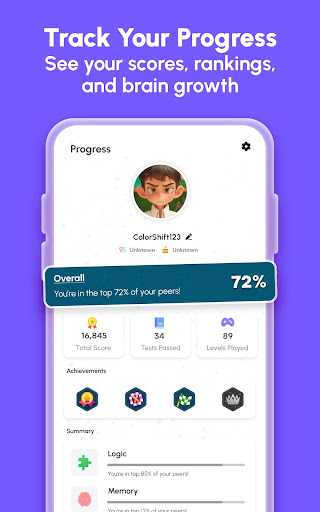 Brainova: IQ Test & Logic Game screenshot