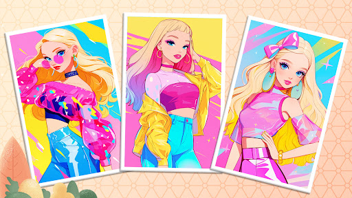 Doll Color: Princess Coloring screenshot