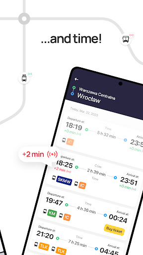 Jakdojade: public transport screenshot
