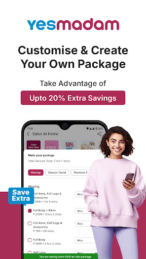 YesMadam Salon & Spa at Home screenshot