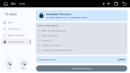 NavRadio+ screenshot