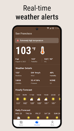 Local Weather News - Radar screenshot