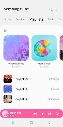 Samsung Music screenshot