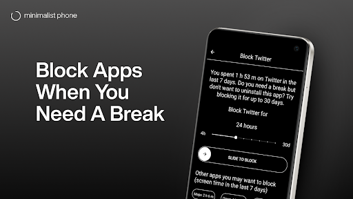 minimalist phone® Screen Time screenshot