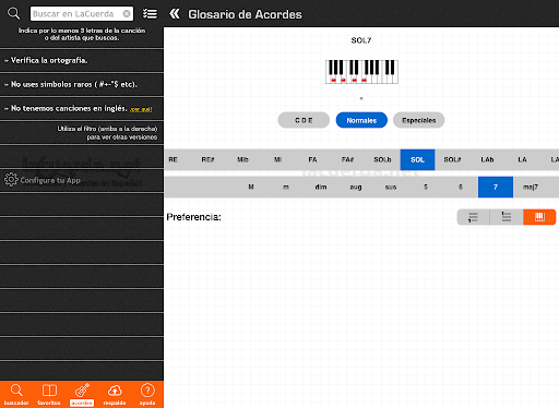 Latin Chords (LaCuerda PRO) screenshot