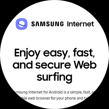 Samsung Browser screenshot
