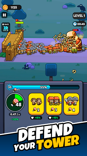 Tiny Warriors Rush - Idle TD screenshot