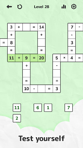 Math Crossword — Number puzzle screenshot