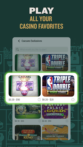 Caesars Sportsbook & Casino screenshot