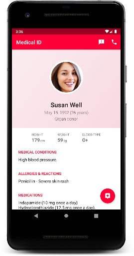 Medical ID (premium) screenshot