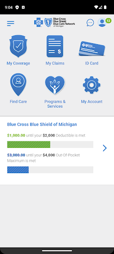BCBSM screenshot
