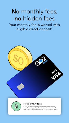 GO2bank: Mobile banking screenshot