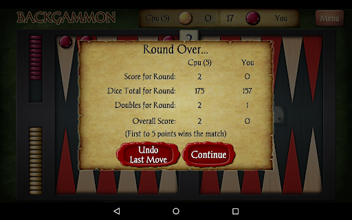 Backgammon Pro screenshot