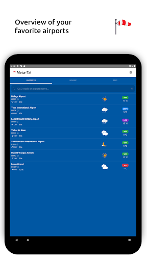 Metar-Taf - Visual decoder screenshot