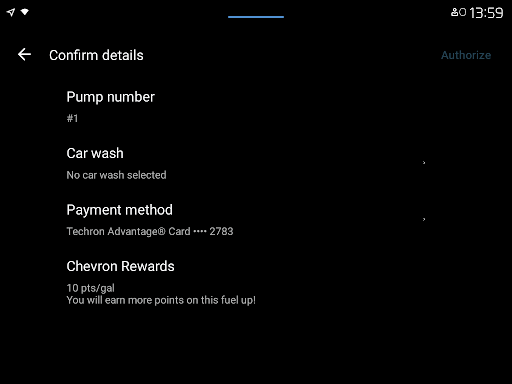 Chevron screenshot