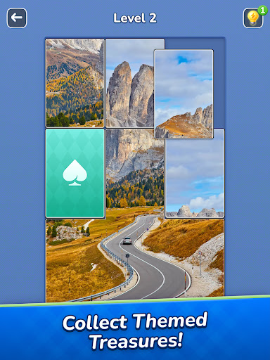 Jigsawcard Solitaire Puzzle screenshot