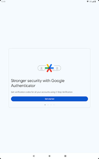 Google Authenticator screenshot