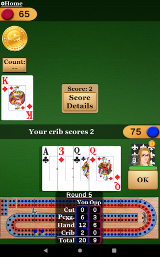 Cribbage Pro Online! screenshot