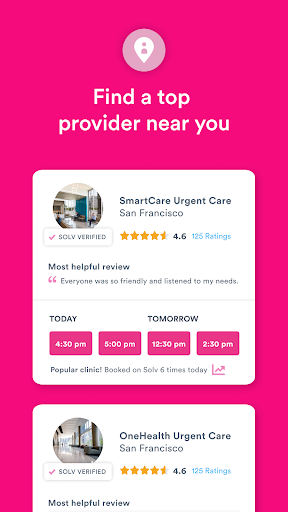 Solv: Find Quality Doctor Care screenshot