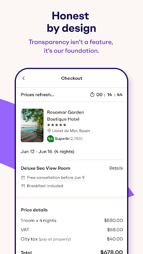 Vio: Hotels & travel deals screenshot