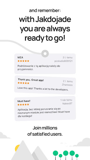 Jakdojade: public transport screenshot