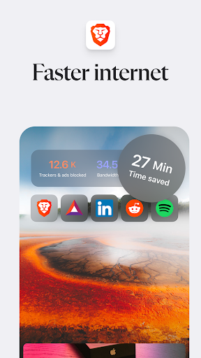 Brave Private Web Browser, VPN screenshot