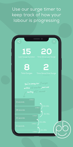 Freya - surge timer for labour screenshot