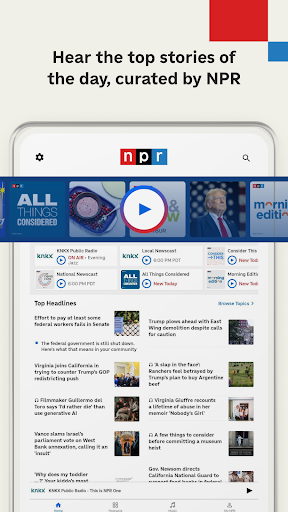 NPR: National & Local News screenshot