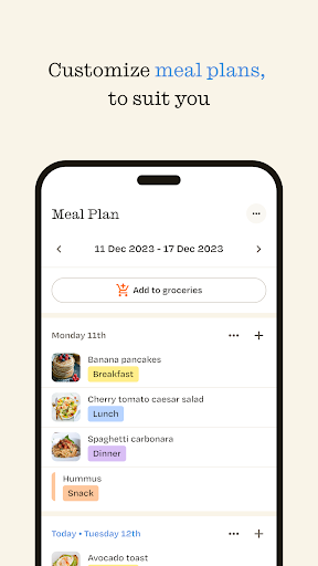 ReciMe: Recipes & Meal Planner screenshot