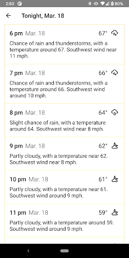 RadarX: Weather Radar/Forecast screenshot