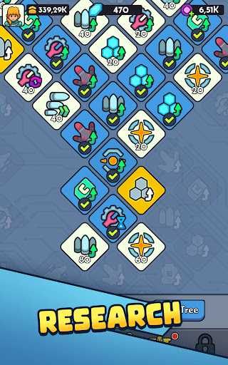 Idle Space: Ship Crafting RPG screenshot