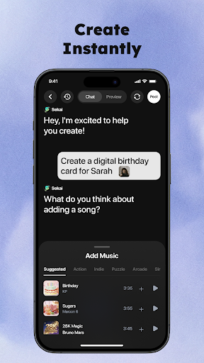Sekai: Create · Remix · Play screenshot