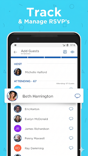 ZEvents Invite Maker Hobnob screenshot