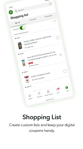 Publix screenshot